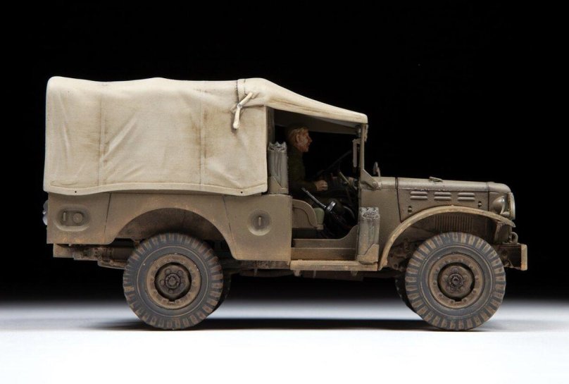 3656 Звезда 1/35 американский армейский автомобиль dodge WC-51