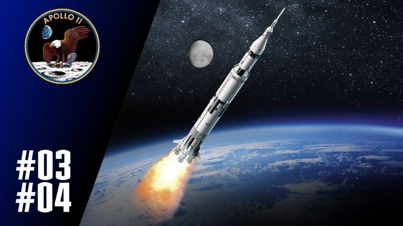Ракетно-Космическая система НАСА «Сатурн-5-Аполлон» лего
