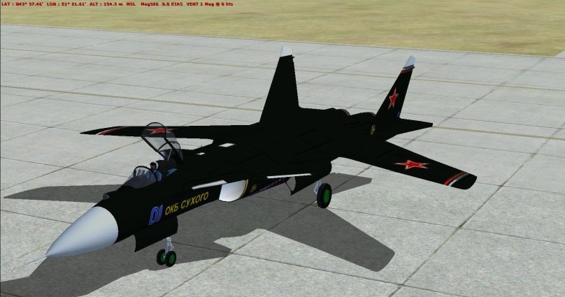 Су-47 Беркут кабина