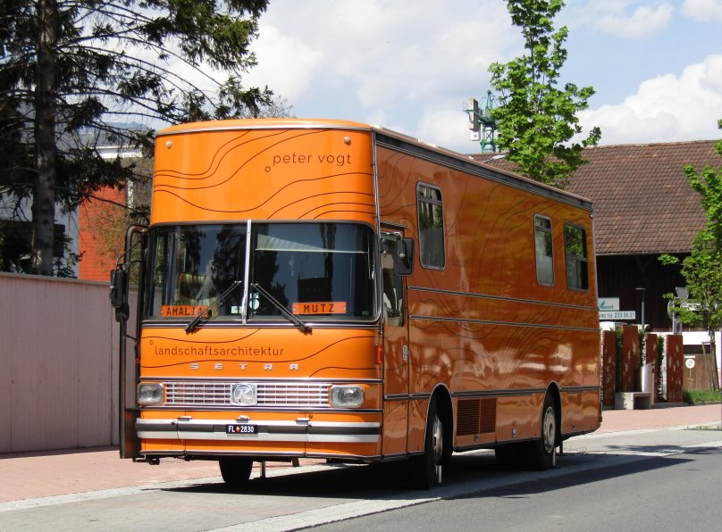 Автобус Setra с прицепом