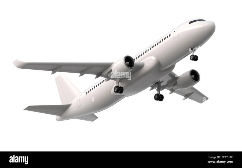 Самолет на белом фоне