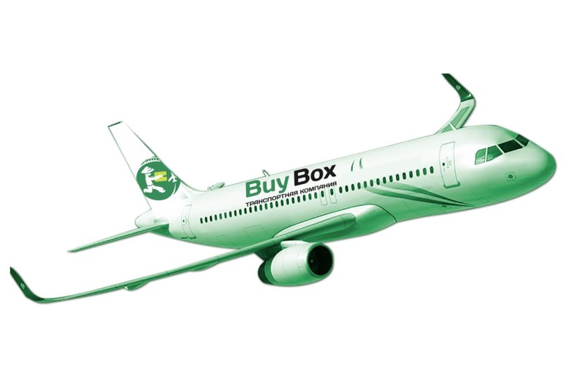 Самолет на белом фоне