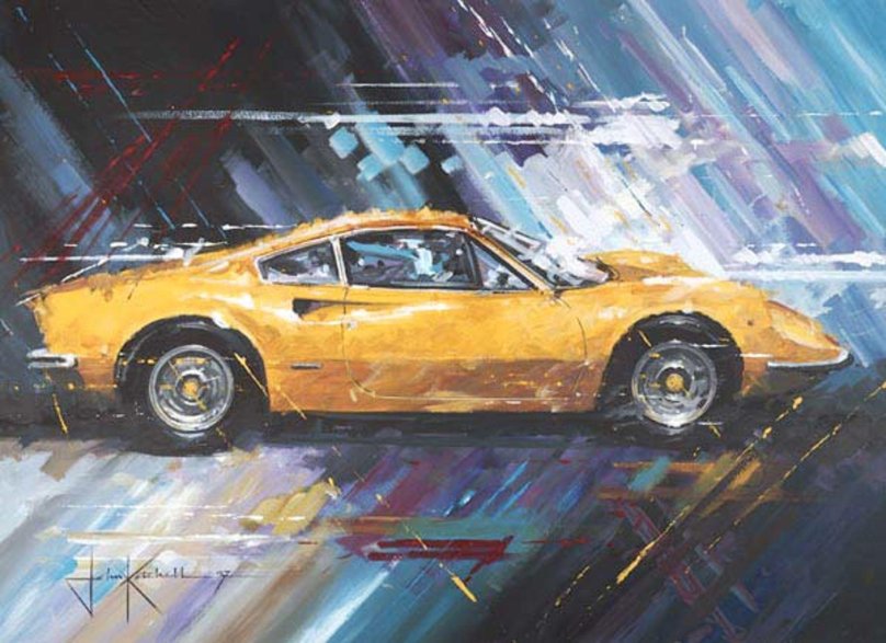 Живопись автомобили