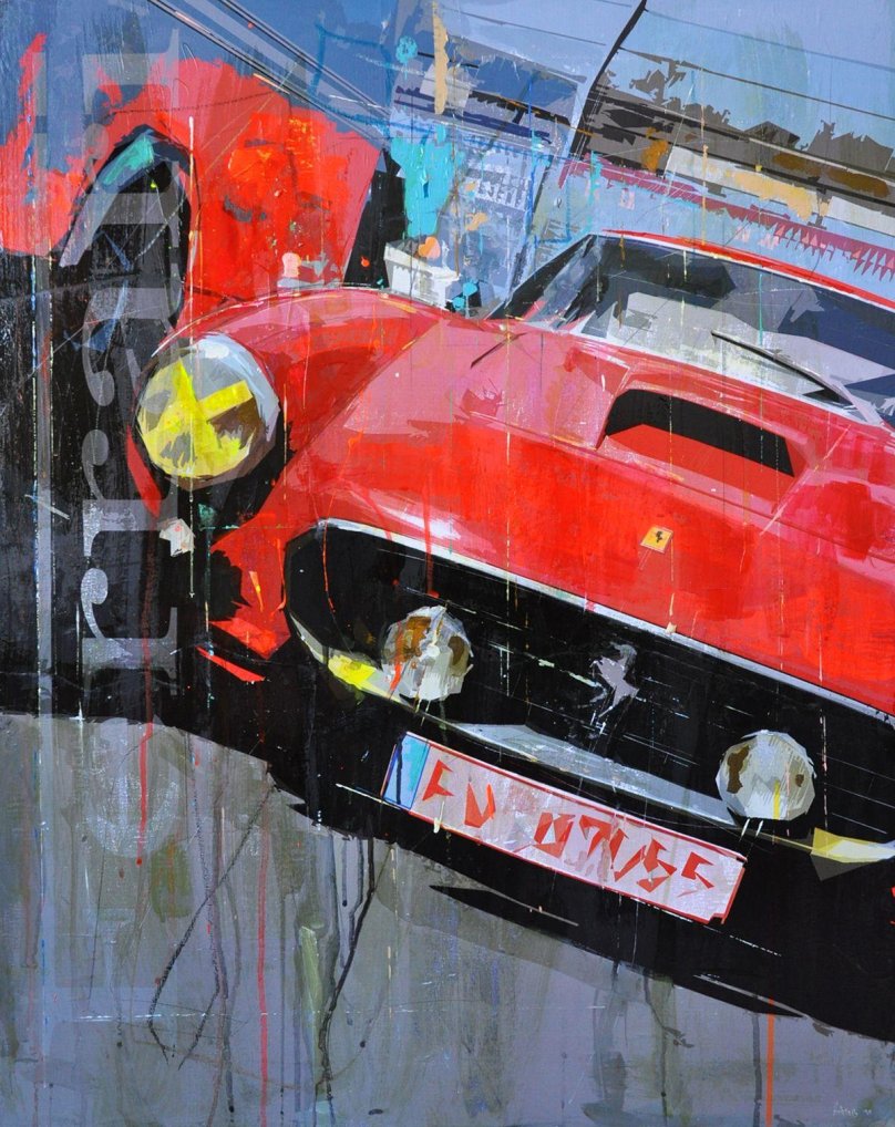 Живопись автомобили