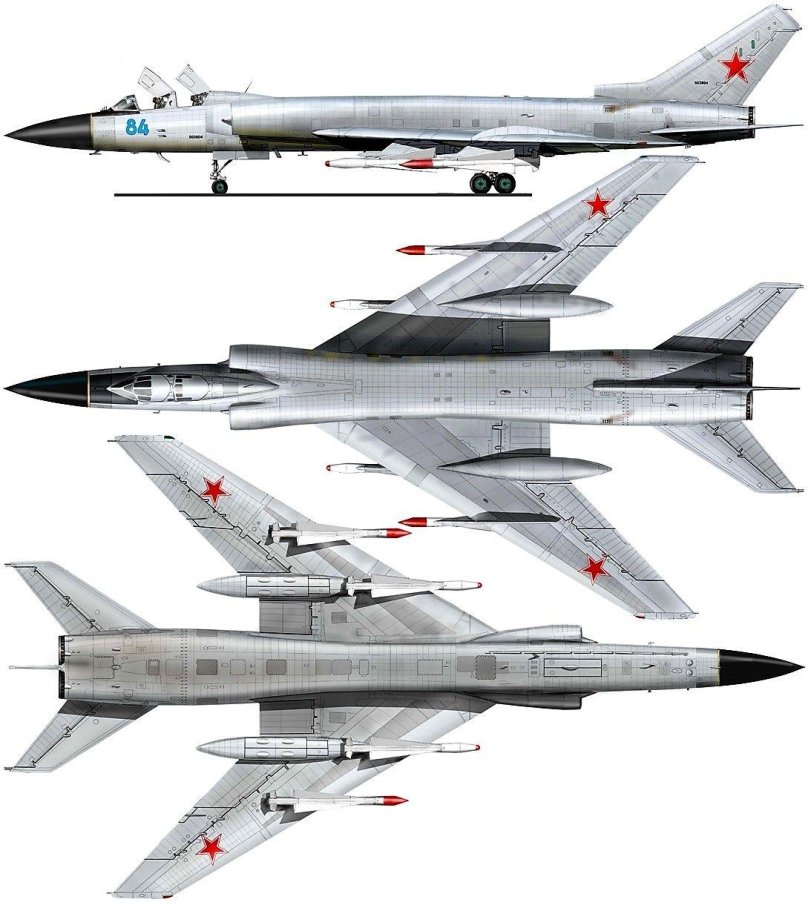 Ту-128 компоновка