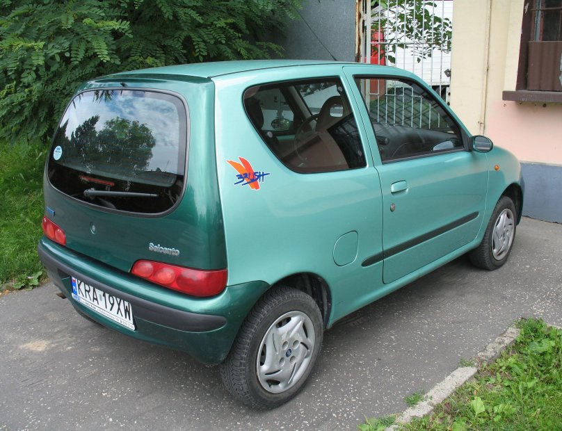 Ветровики Фиат Сейченто