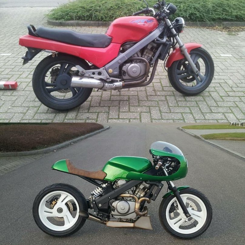 Honda NTV 650 Cafe Racer