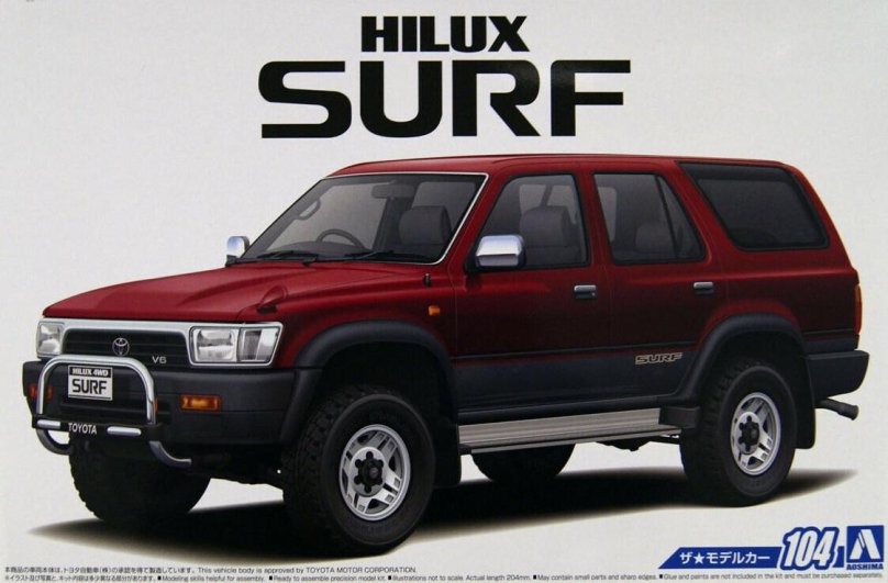 Aoshima Toyota Hilux Surf 1:24