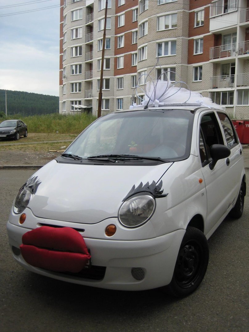 Daewoo Matiz белый