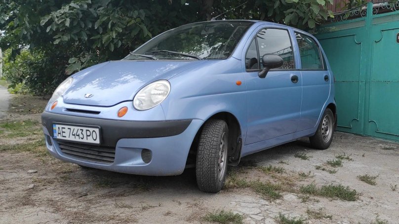 Daewoo Matiz голубой