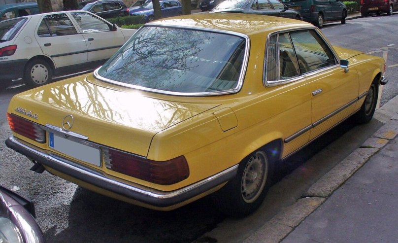 Mercedes 450 SLC 107 потолок крыша