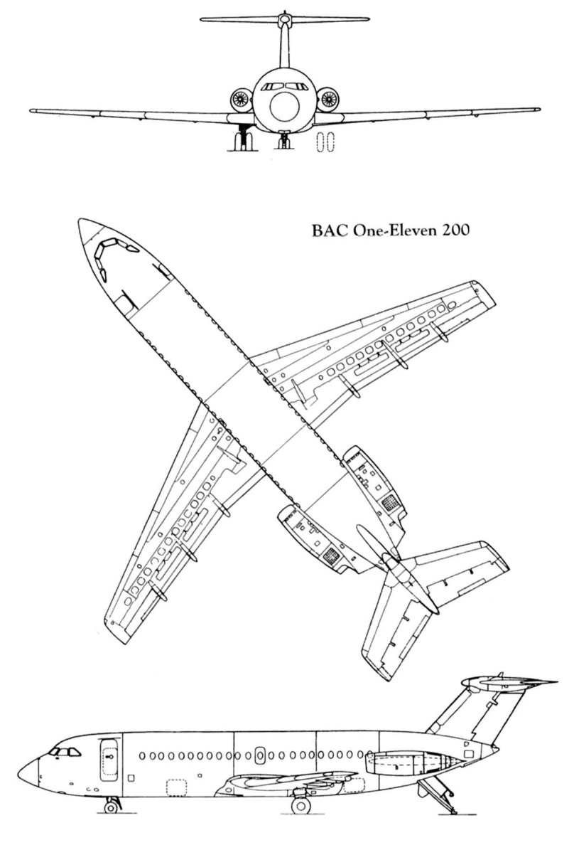 Bae 146 чертеж