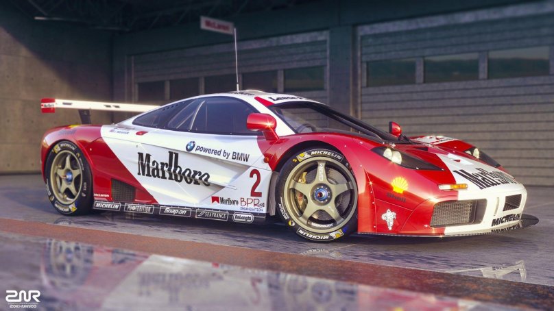 MCLAREN f1 GTR Marlboro