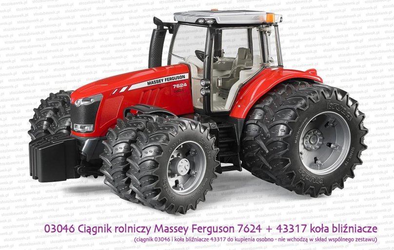Игрушка Bruder Massey Ferguson, трактор [02-046