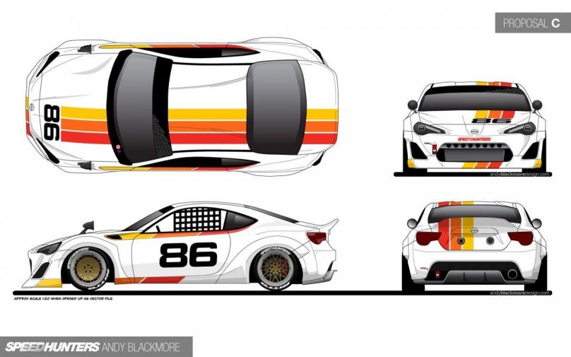 Toyota gt86 ливрея