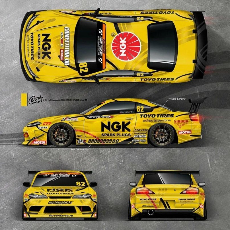 Nissan Silvia s15 Гоча ливрея