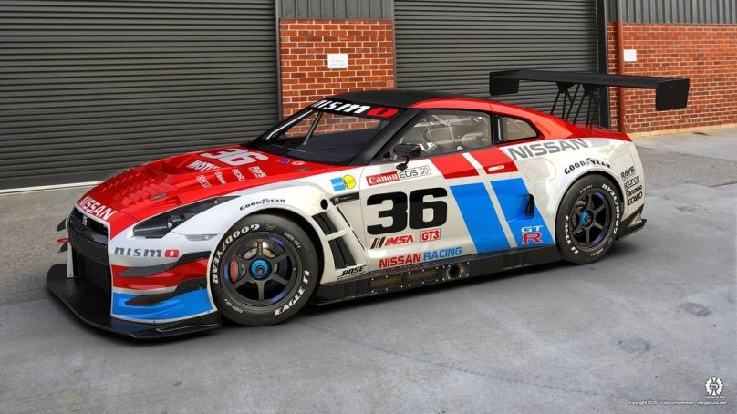 Гоночный Ниссан ГТР