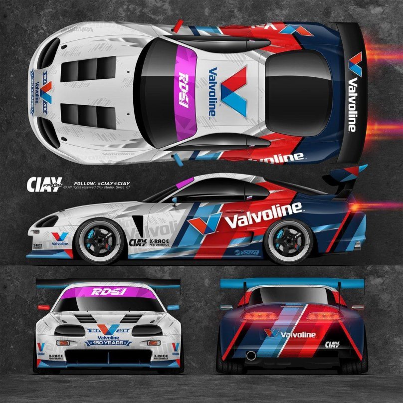 Supra a80 livery развертка