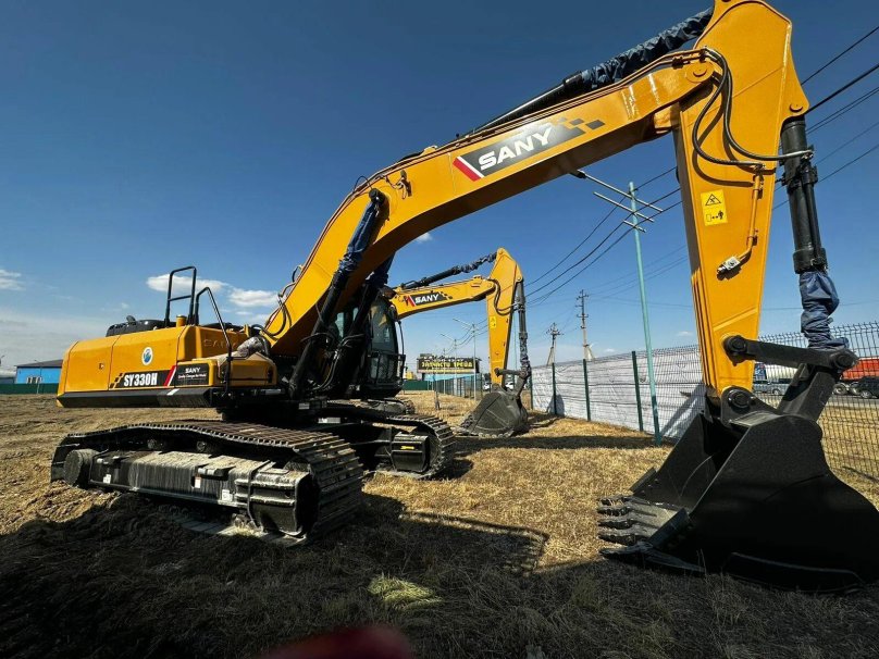 Экскаватор sany sy330h органы управления