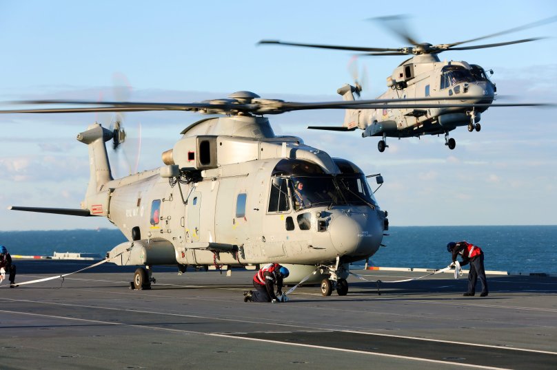 Британские военные вертолеты