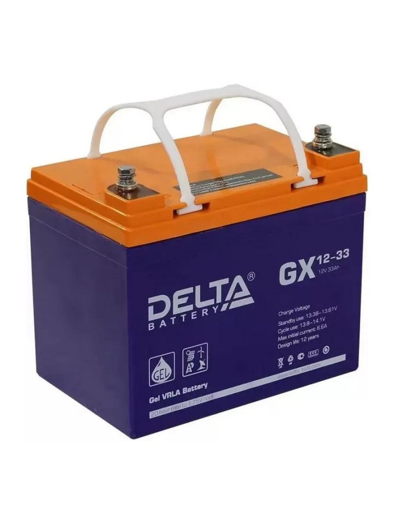 Аккумуляторная батарея Delta GX 12-33