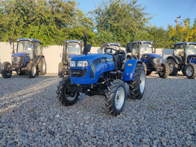 Минитрактор синий