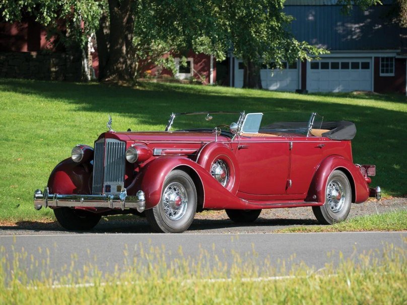 1935 Packard Twelve Dual Cowl Sport Phaeton