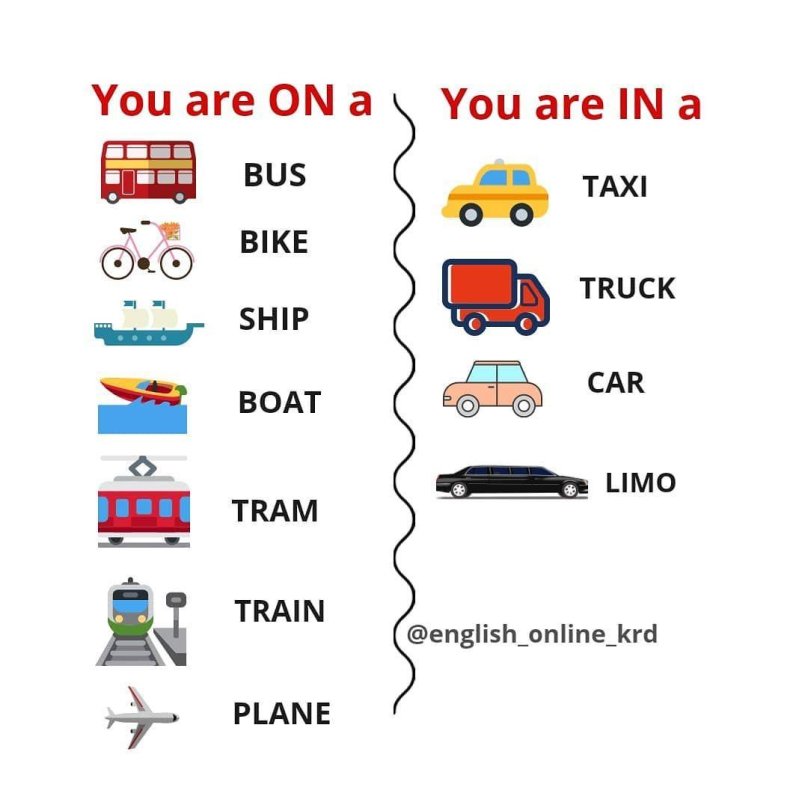 On a Bus или in a Bus