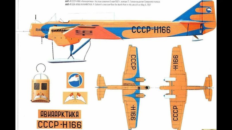 ТБ-1 бомбардировщик чертеж