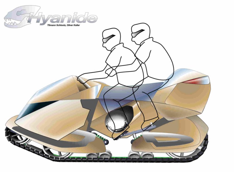 Гусеничный мото-внедорожник Hyanide