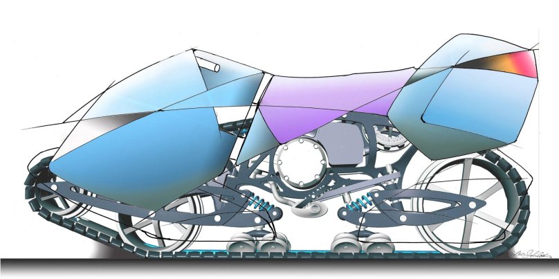 Снегоход BMW Schneekrad 1936
