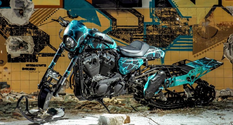 Гусеничный мотоцикл