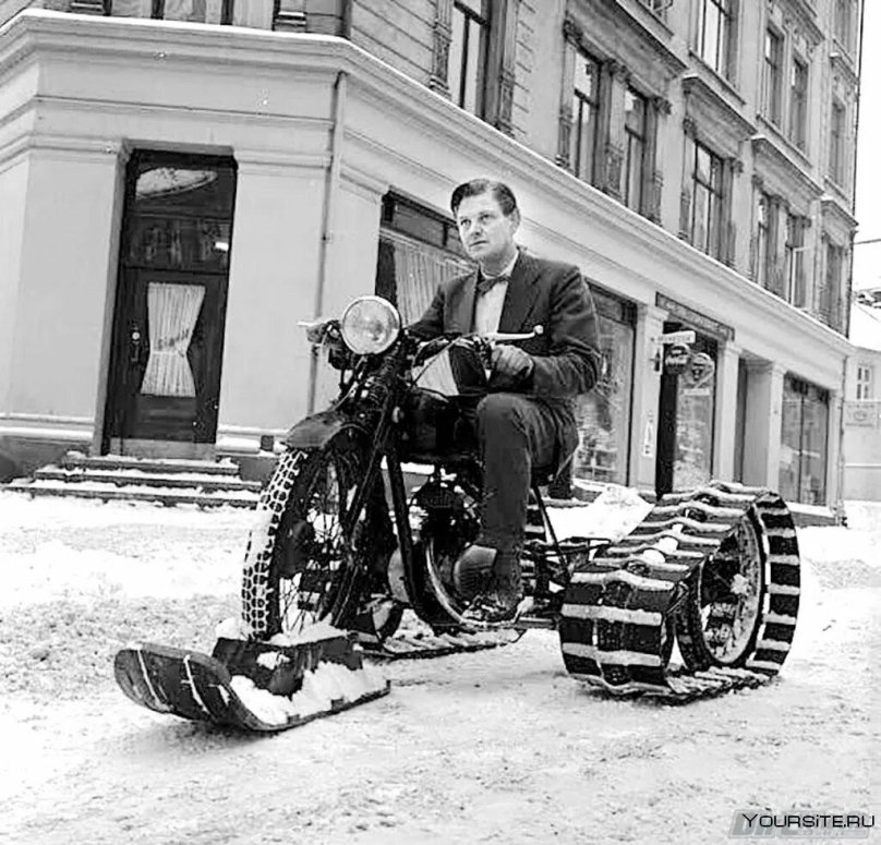 Снегоход BMW Schneekrad 1936