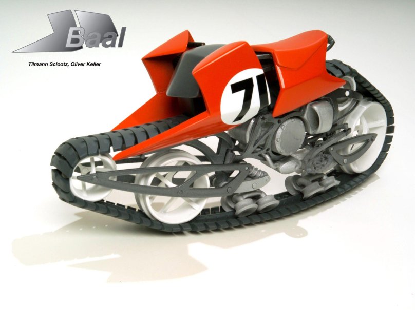 Гусеничный мотоцикл Hyanide