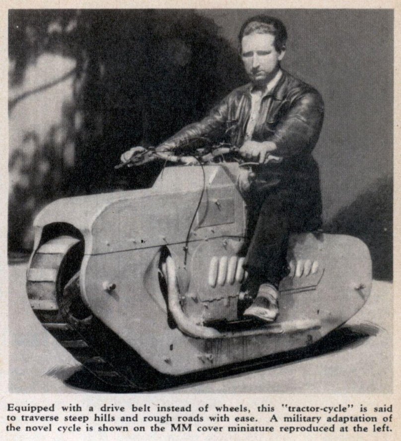 Снегоход BMW Schneekrad 1936