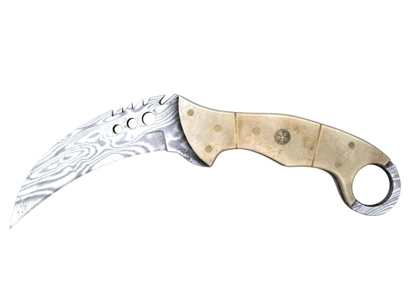 Нож коготь КС го сапфир