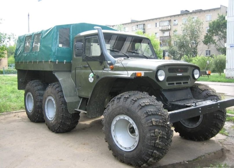 Болотоход с УАЗ 469