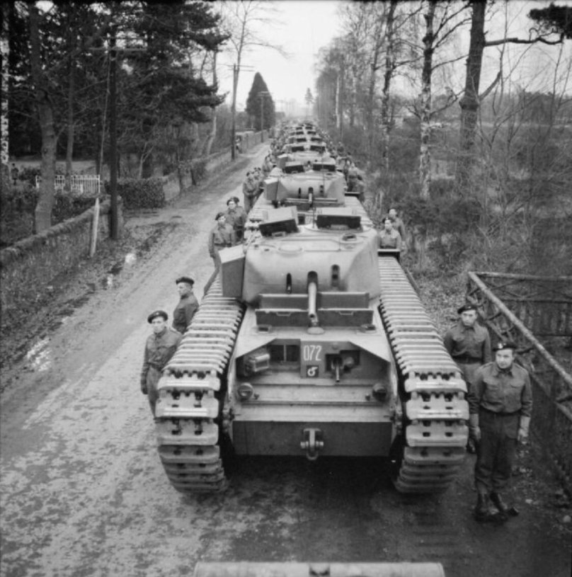 Танк Черчилль в Нормандии