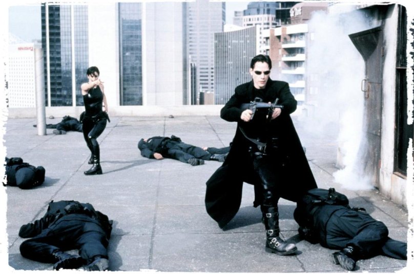 Киану Ривз матрица 1999