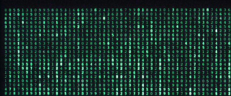 Матрица 101011010010101001010 синяя