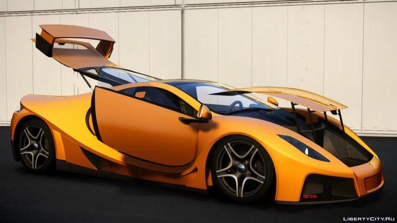 Машина GTA Spano 2014 желтый