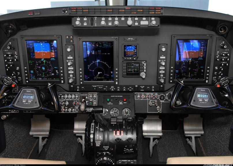 King Air 350 Cockpit