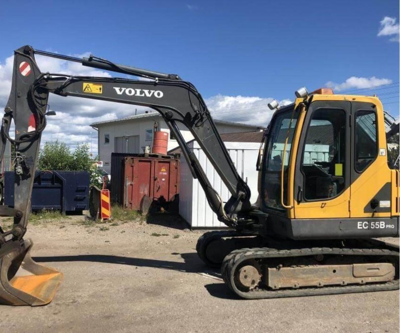 Экскаватор Volvo ec55b