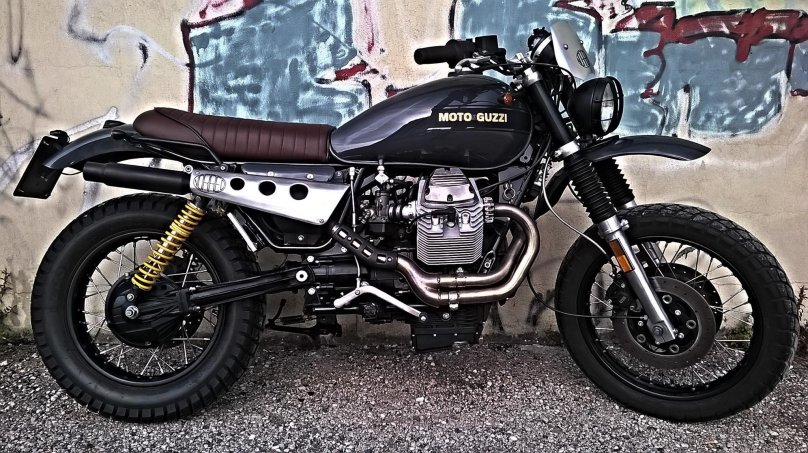 Moto Guzzi скремблер