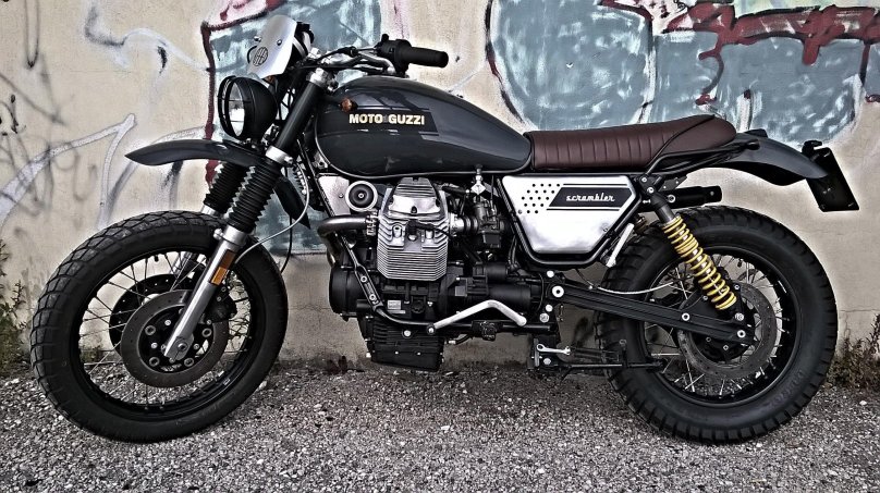 Moto Guzzi скремблер