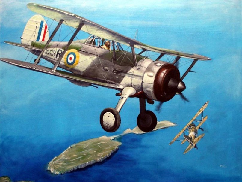 Gloster Gladiator самолет