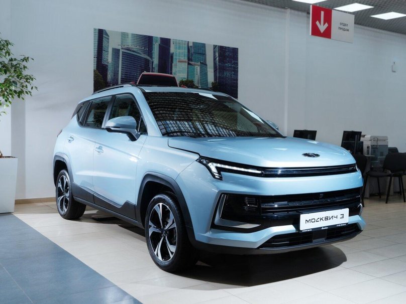 Москвич 3 голубой