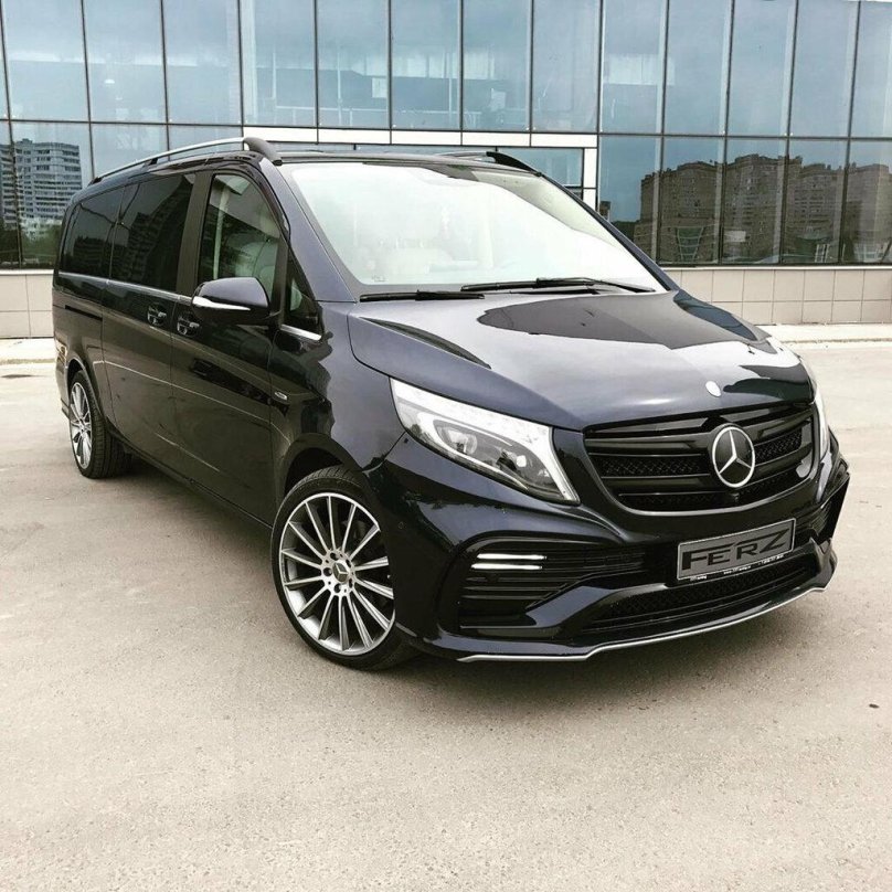 Mercedes v class обвес