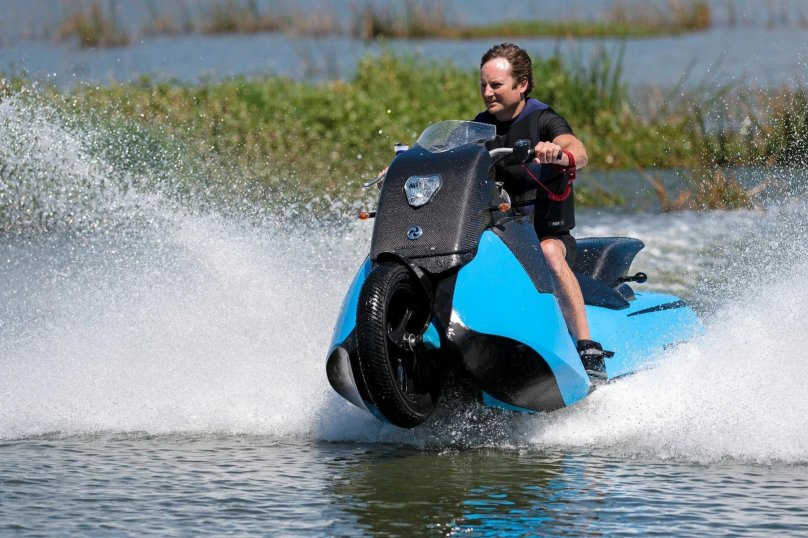 Мотоцикл амфибия biski