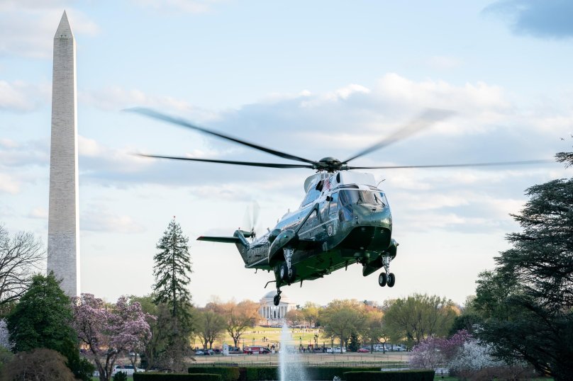 Джо Байден и вертолет